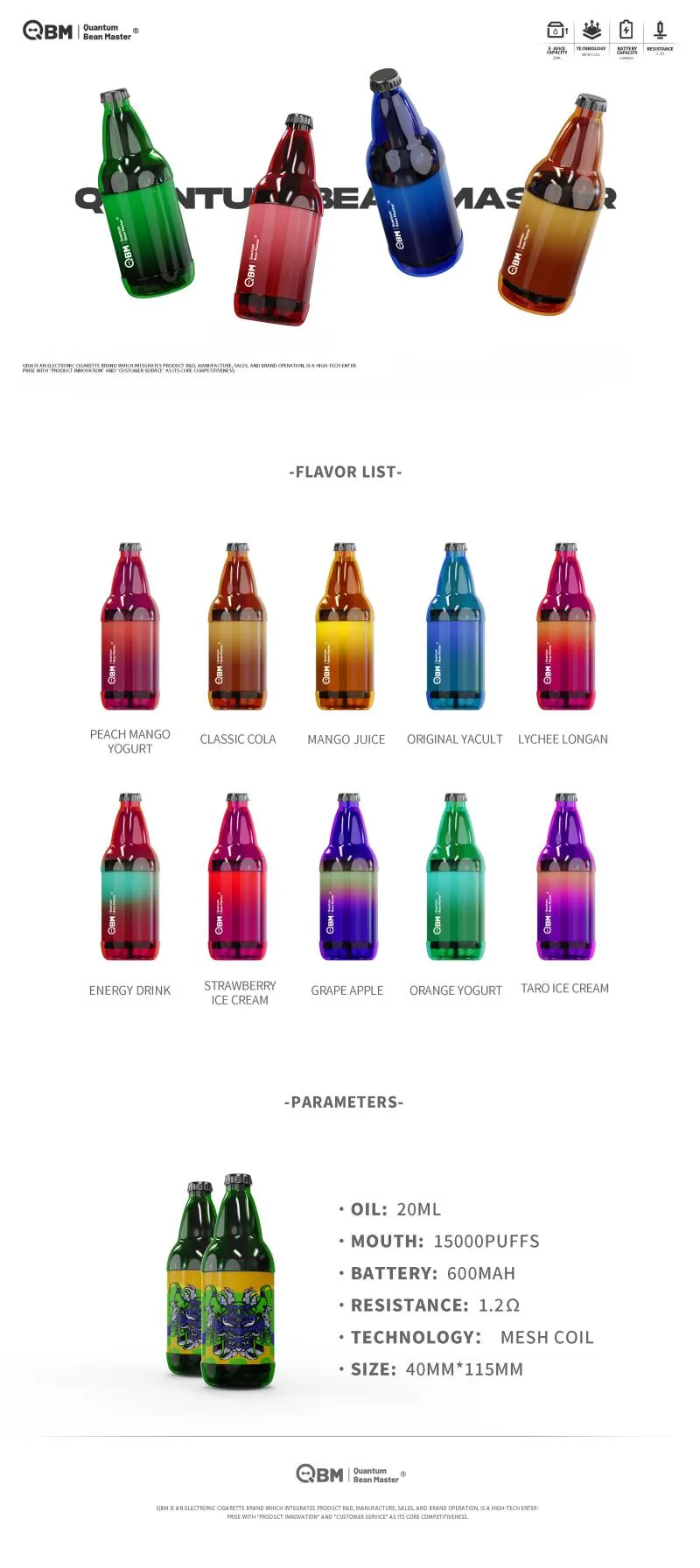 QBM 15k puff QBM 15k puff