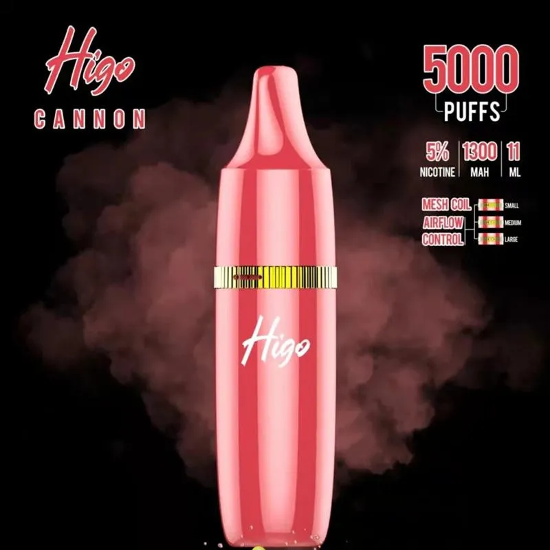 higo cannon 5000puffs higo cannon 5000puffs