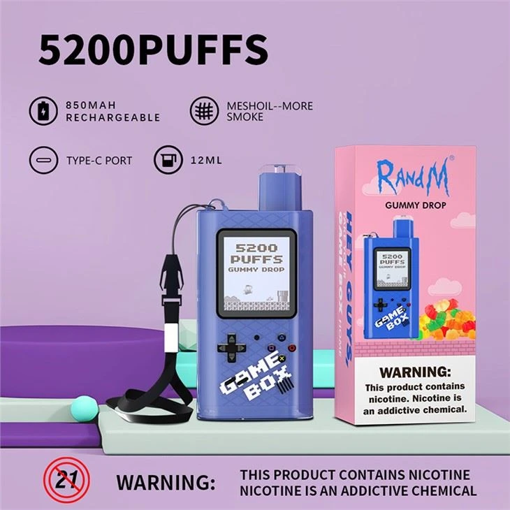 Randm 5200 গেম বক্স Vapes
