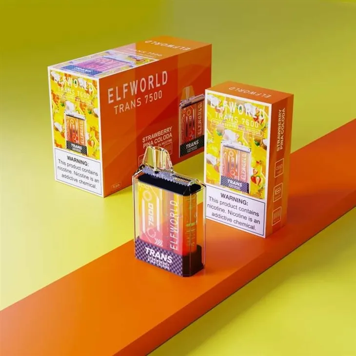ELFWORLD TRANS 7500 VAPES 7500PUFF