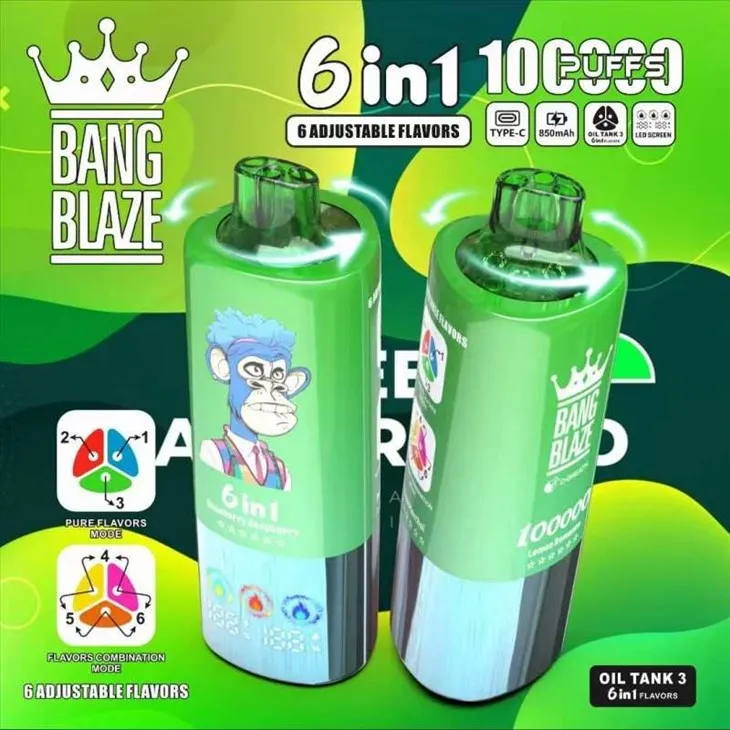 BANG BLAZE 6 IN 1 100000 PUFF