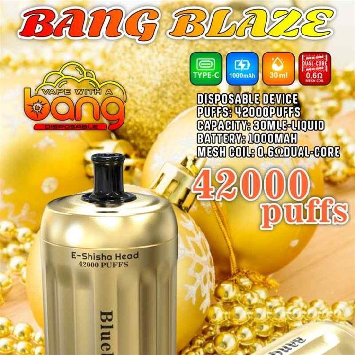 ব্যাং ব্লেজ ই-শিশা হেড 42000 পাফস