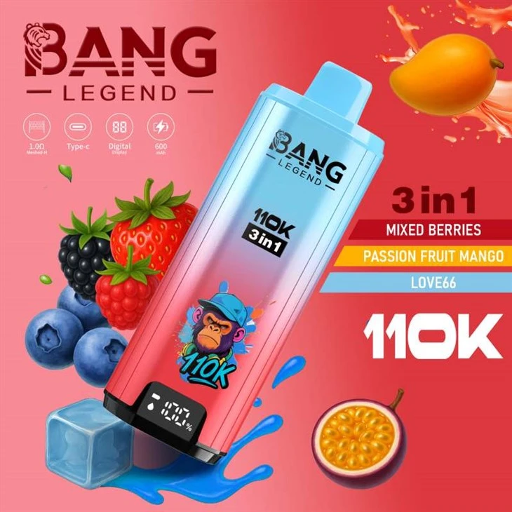 ব্যাং কিংবদন্তি 110000 পাফস ভ্যাপ