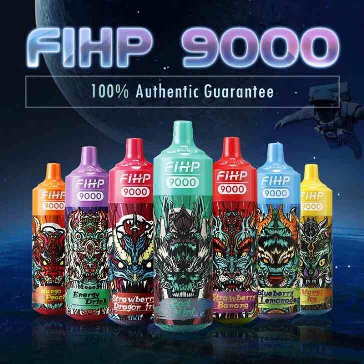 FIHP টর্নেডো 9000 পাফস ডিসপোজেবল ভ্যাপ