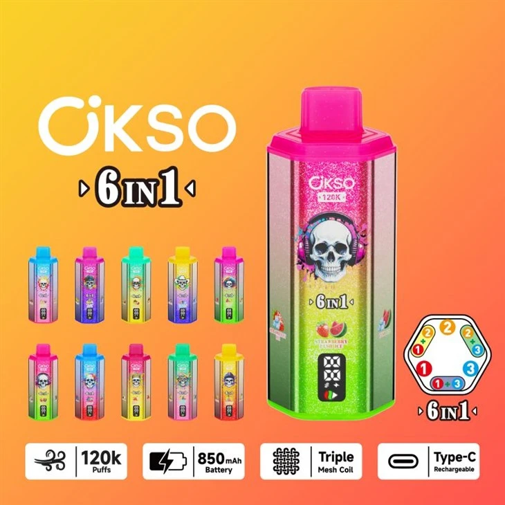 OKSO 6in1 120K পাফস