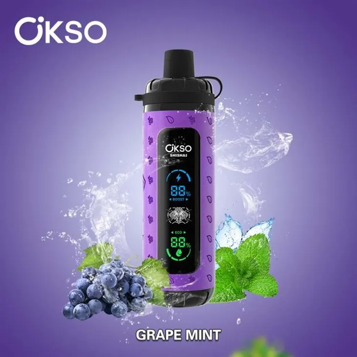 grape mint OKSO Shisha Max 40k -