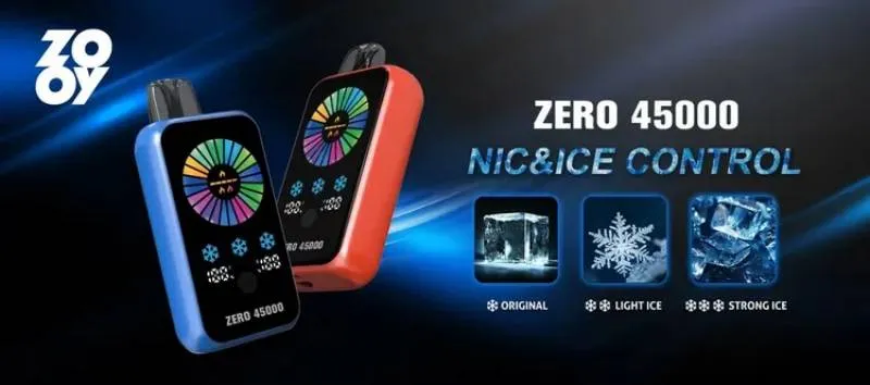 2025-New-Brand-Zooy-Zero-45000-Puffs-Adjustable-Airflow-Smart-Touch-Screen-Adjustable-Nicotine-Adjustable-Ice-Level-Rechargeable-10-Fruit-FlavorsZOOY ZERO 45000 1 2025-New-Brand-Zooy-Zero-45000-Puffs-Adjustable-Airflow-Smart-Touch-Screen-Adjustable-Nicotine-Adjustable-Ice-Level-Rechargeable-10-Fruit-FlavorsZOOY ZERO 45000 1