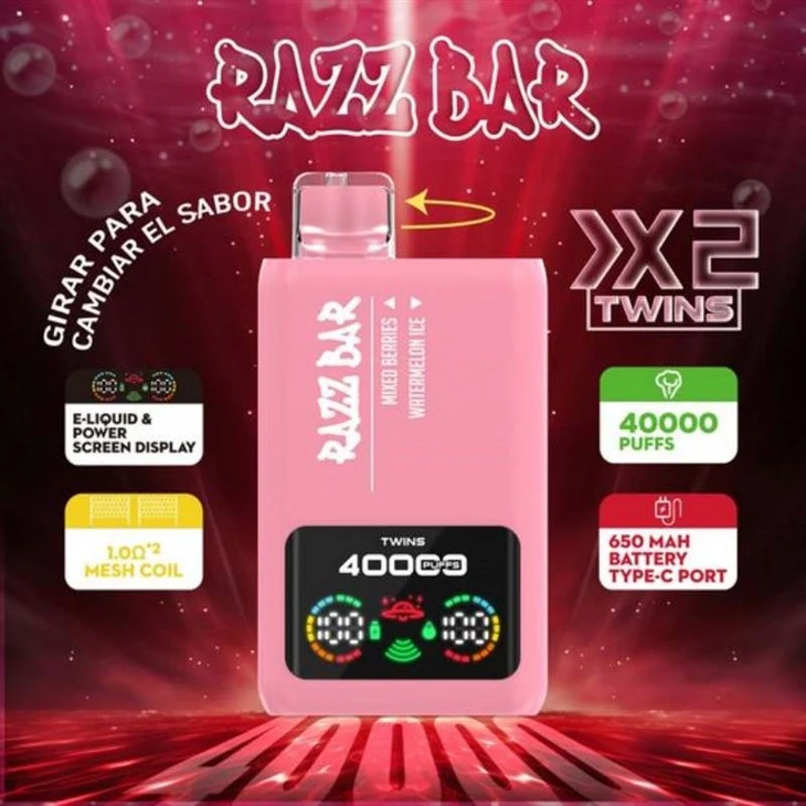 RAZZBAR 40K ডুয়াল ফ্লেভার