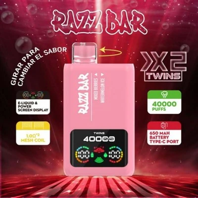 RAZZBAR 40K ডুয়াল ফ্লেভার