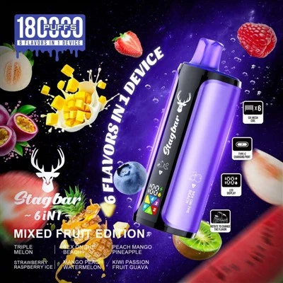 স্ট্যাগ বার 6in1 180K পাফস